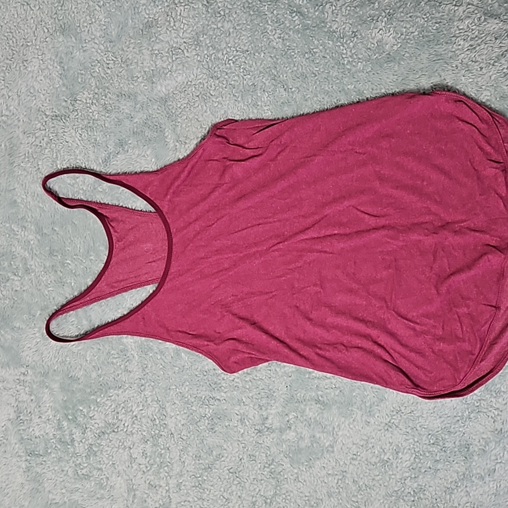 Lululemon Burgundy Raceback Tank
